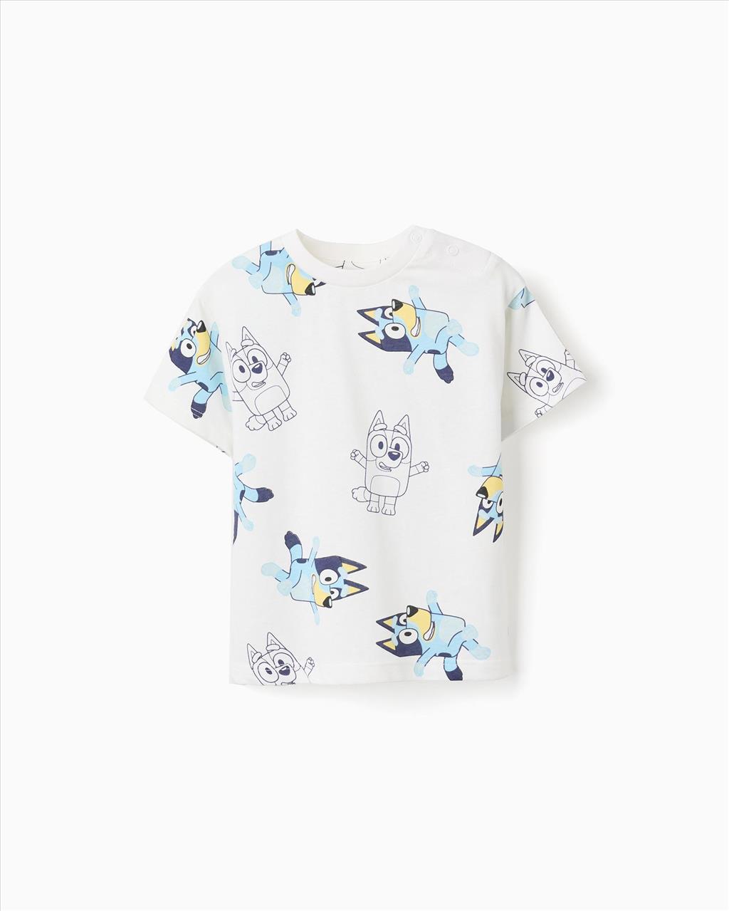 TSHIRT K/M *BLUEY* BABY BOY ZIPPY S12M-6Y