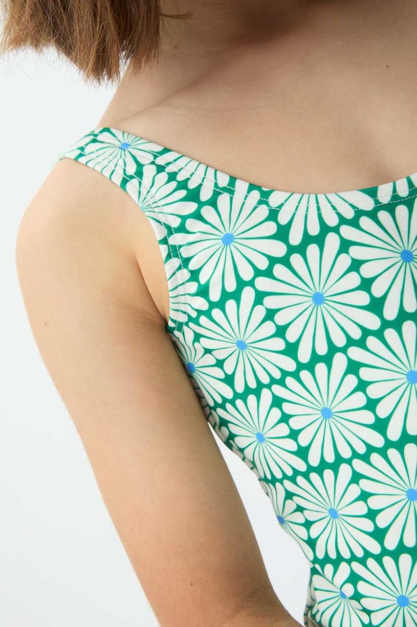 SWIMSUIT FLORAL GREEN GIRL COMPANIA FANTASTICA S4-13 - Image 2