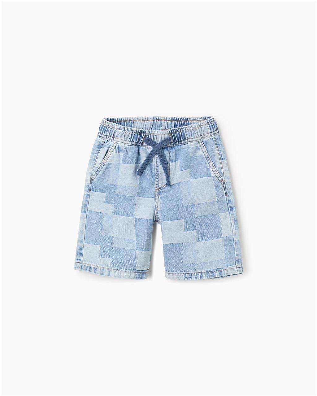 SHORTS DENIM BLUE BOY ZIPPY S3-12