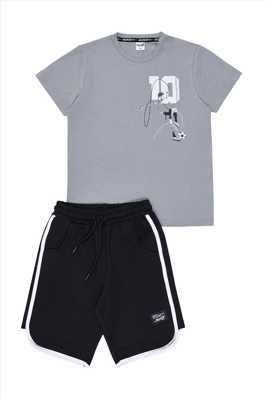 SET TSHIRT-SHORTS FOOTBALL/BASKETBALL 2CLS BOY SPRINT S7-16