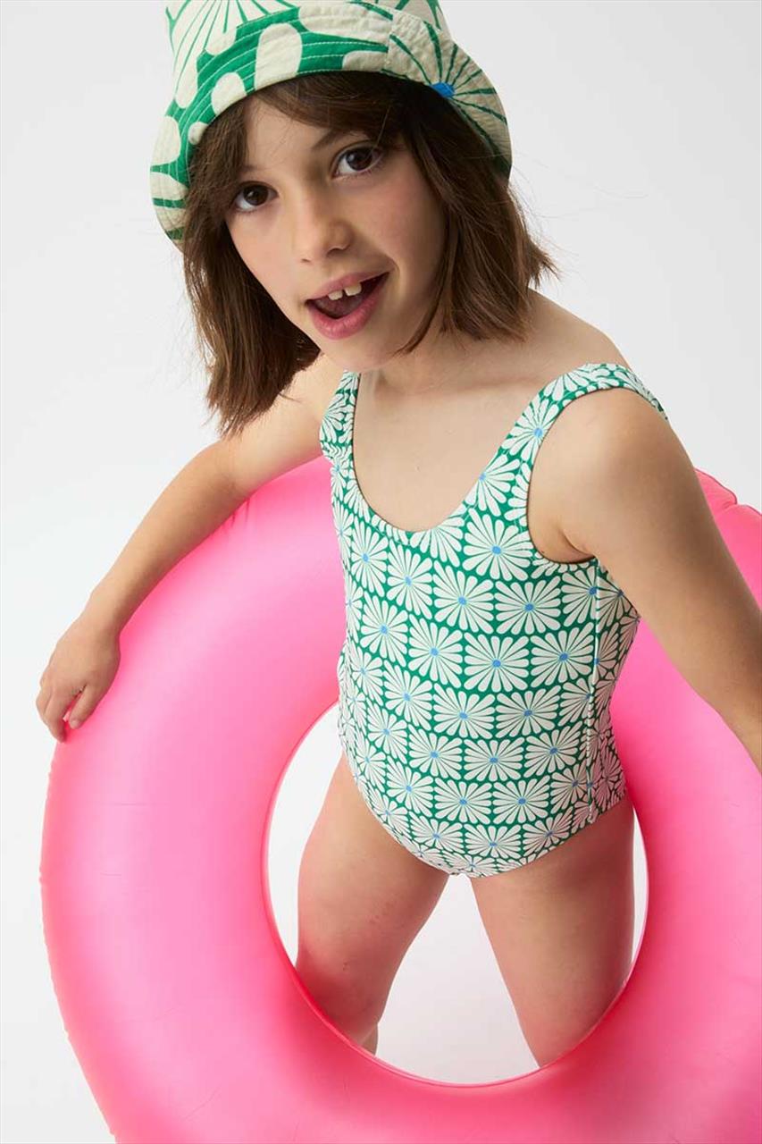 SWIMSUIT FLORAL GREEN GIRL COMPANIA FANTASTICA S4-13 - Image 3