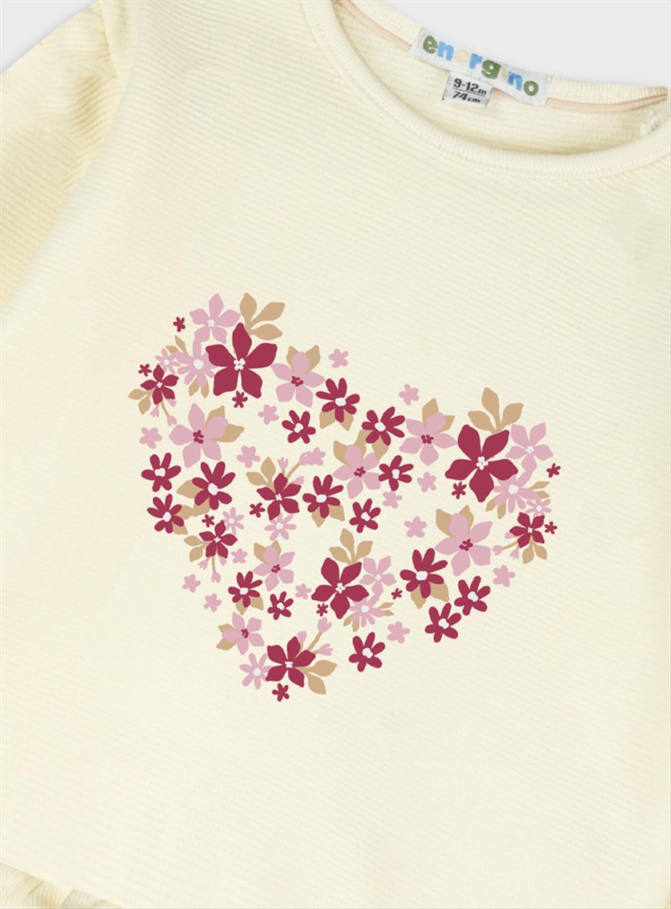 ΣΕΤ ΜΠΛΟΥΖΑ-ΠΑΝΤΕΛΟΝΙ IVORY BABY GIRL ENERGIERS S6M-2Y - Image 3