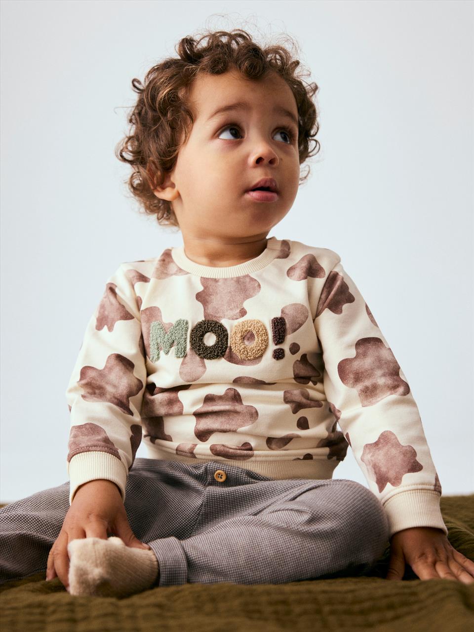 ΜΠΛΟΥΖΑ ΦΟΥΤΕΡ COTTON BEIGE BABY BOY NAME IT S1M-18M