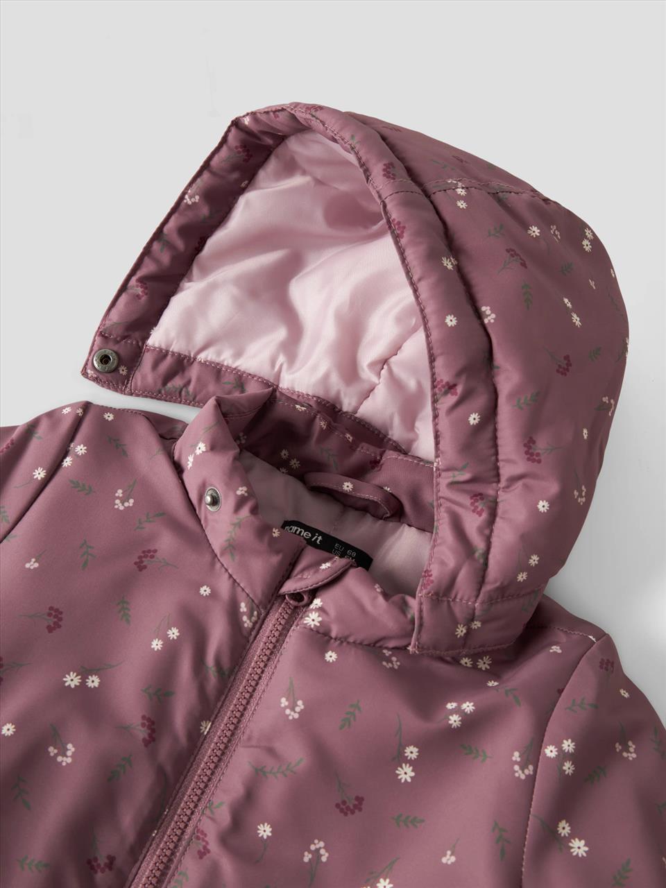 ΜΠΟΥΦΑΝ HOODIES OLD PINK BABY GIRL NAME IT S4M-18M - Image 3