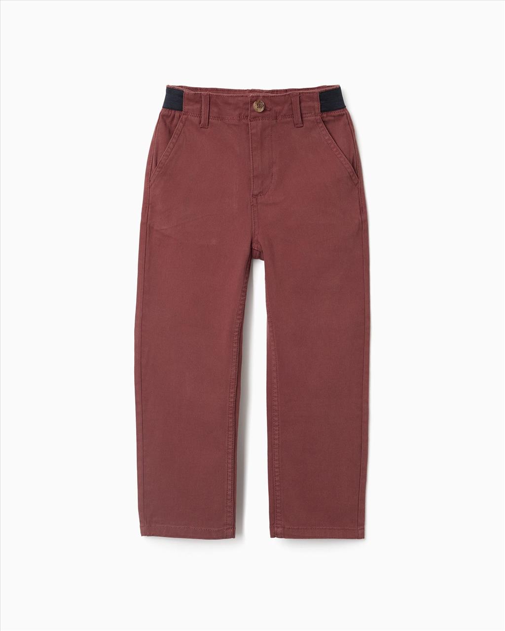 ΠΑΝTΕΛΟΝΙ CHINO BROWN BOY ZIPPY S3-14