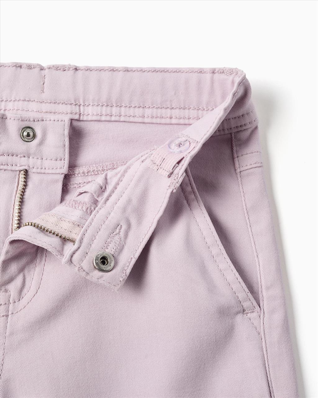 ΠΑΝΤΕΛΟΝΙ SOFT DENIM LILAC GIRL ZIPPY S3-14 - Image 3