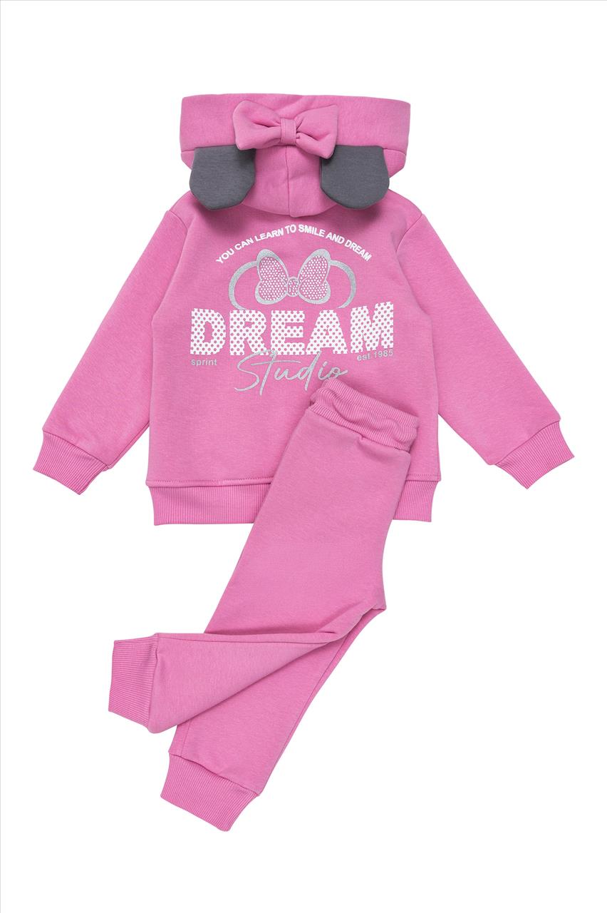 ΣΕΤ ΦΟΥΤΕΡ ZIP HOODIES PINK GIRL SPRINT S2-6 - Image 2