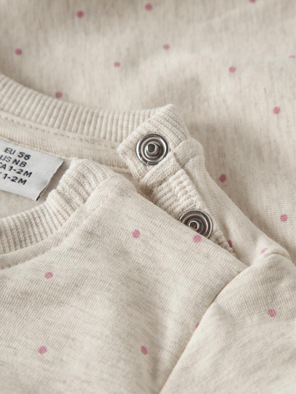ΜΠΛΟΥΖΑ Μ/Μ COTTON 2CLS BABY GIRL NAME IT S1M-18M - Image 4