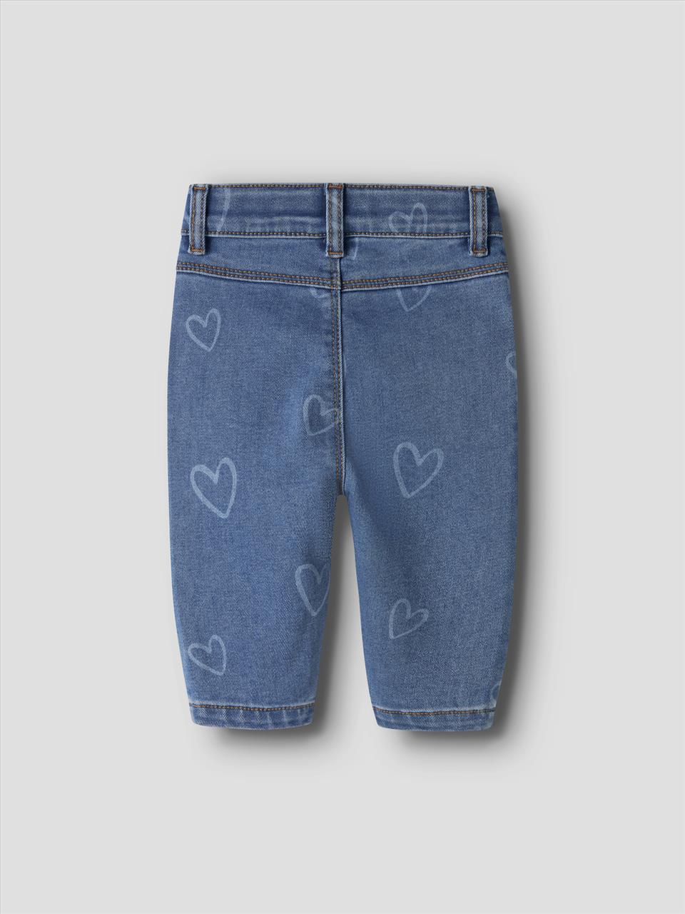 ΠΑΝΤΕΛΟΝΙ DENIM BLUE BABY GIEL NAME IT S1M-18M - Image 2