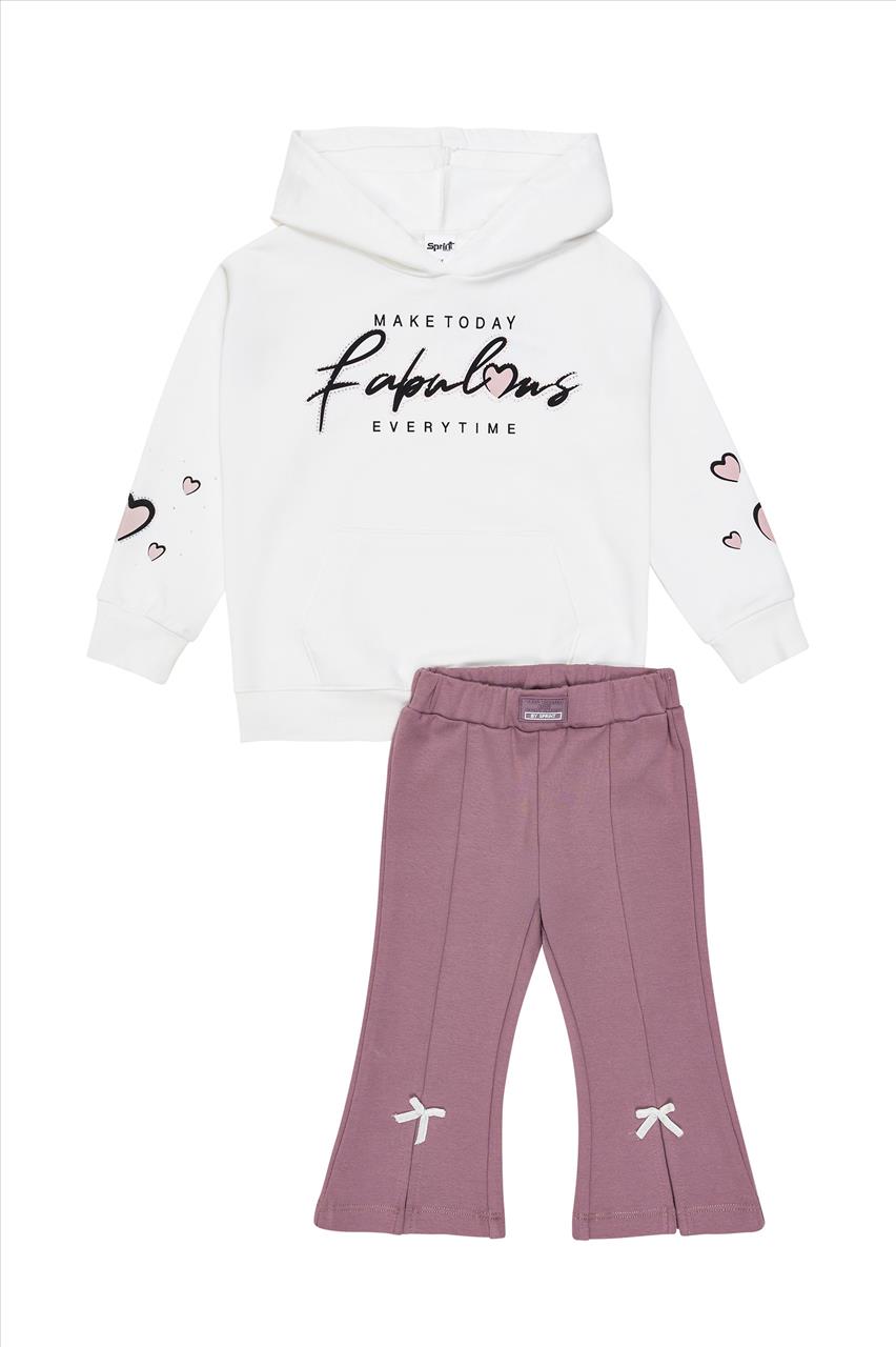 SET HOODIES-PANTS COTTON GIRL SPRINT S2-6