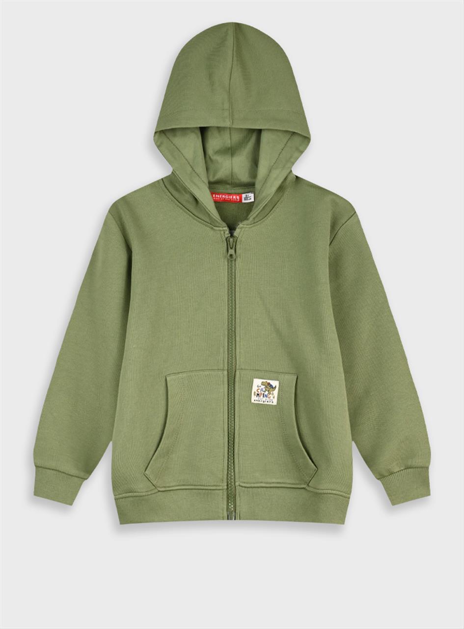 ΦΟΥΤΕΡ ZIP HOODIES CHAKI BOY ENERGIERS S12M-7Y