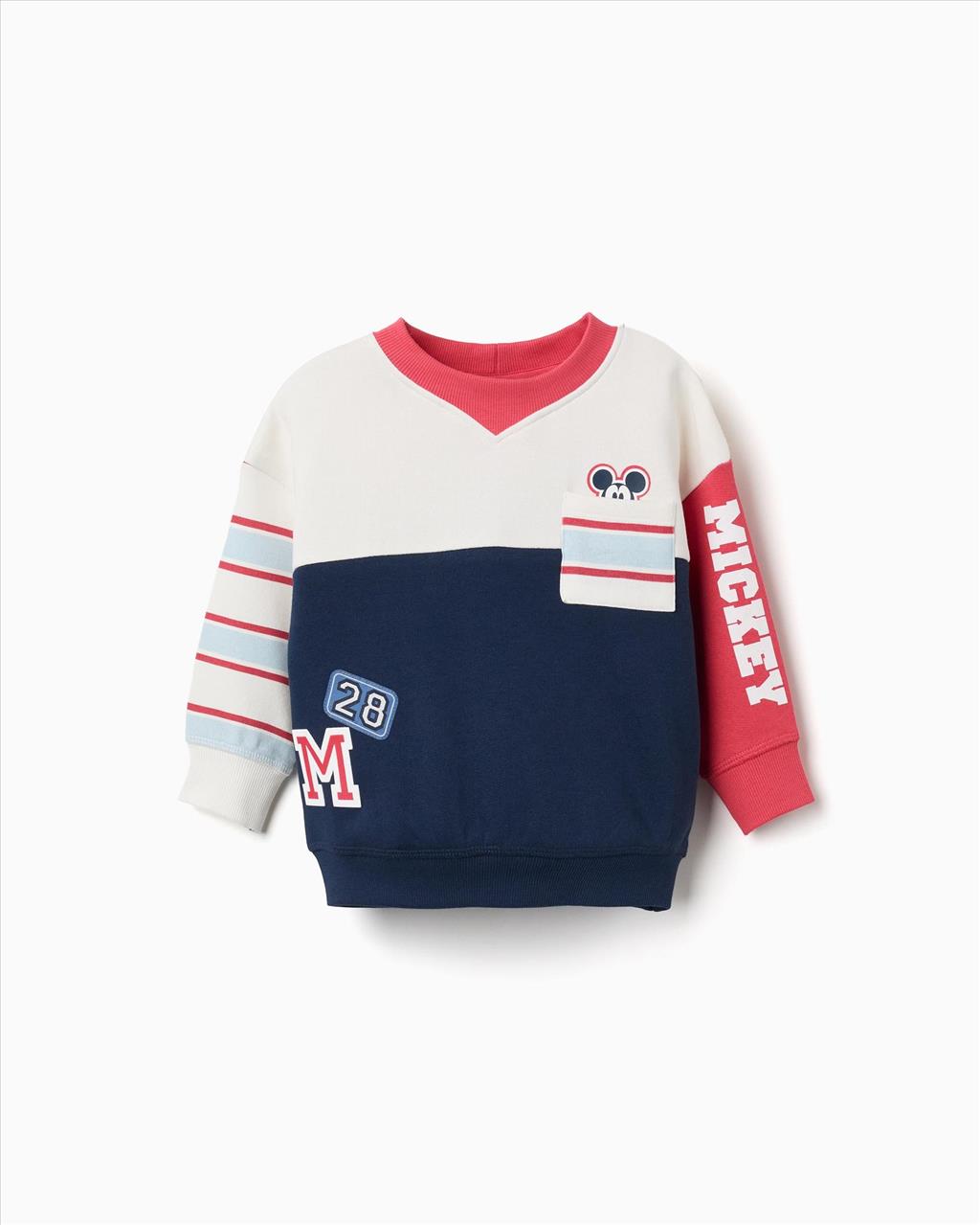 ΜΠΛΟΥΖΑ Μ/Μ *MICKEY* BLUE BABY BOY ZIPPY S6M-6Y