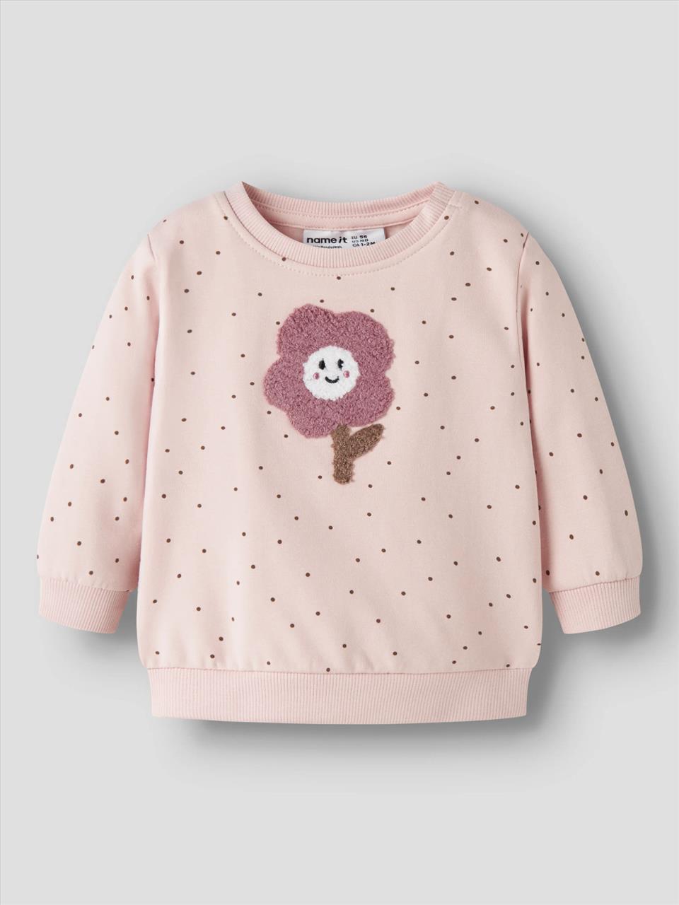 ΜΠΛΟΥΖΑ Μ/Μ COTTON 2CLS BABY GIRL NAME IT S1M-18M - Image 3