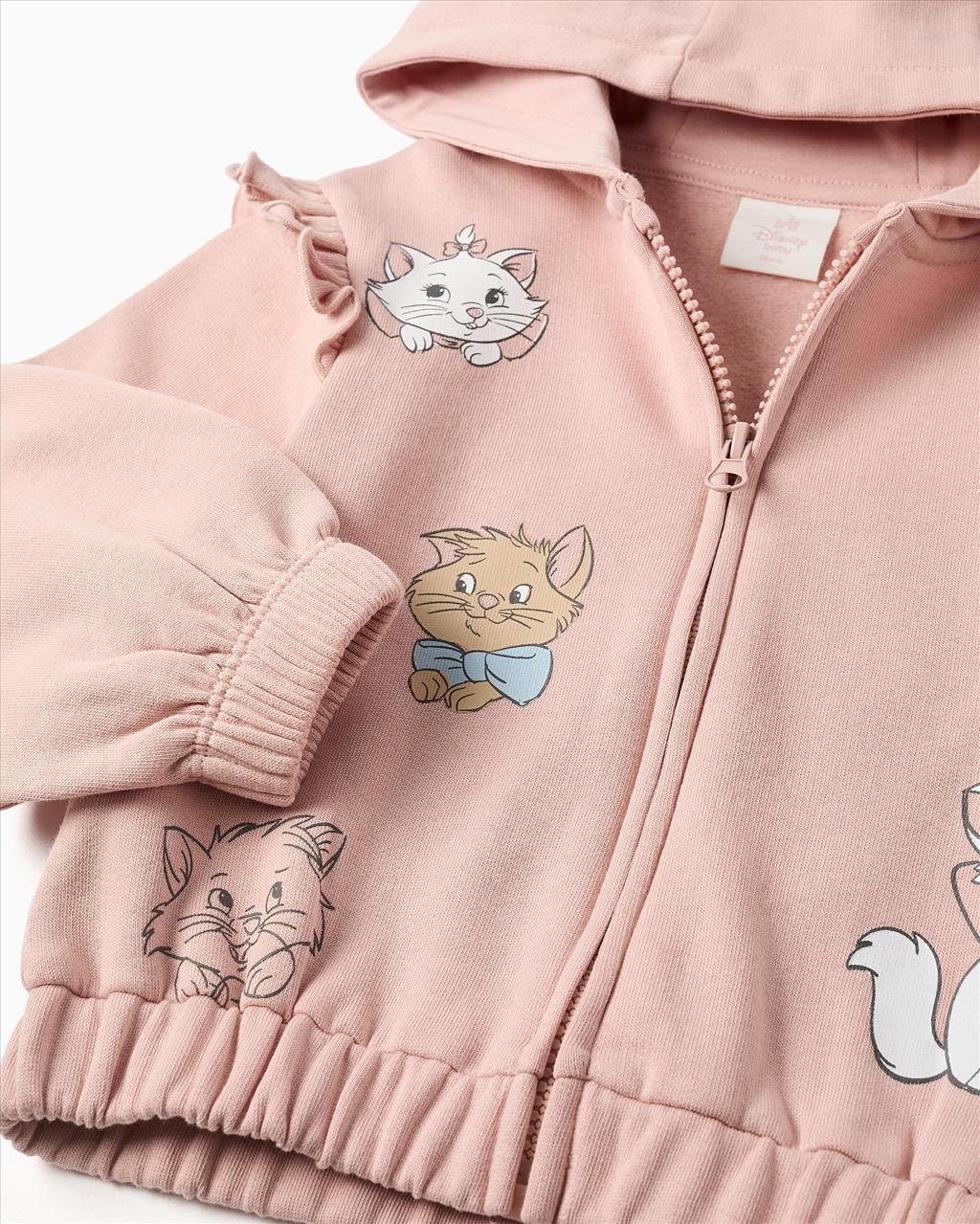 ΦΟΥΤΕΡ ZIP HOODIES PINK BABY GIRL ZIPPY 6M-3Y - Image 3