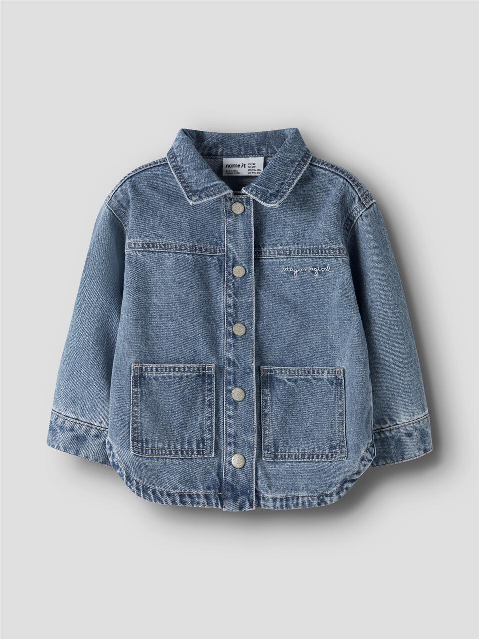 JACKET DENIM BLUE GIRL NAME IT S18M-7Y - Image 2