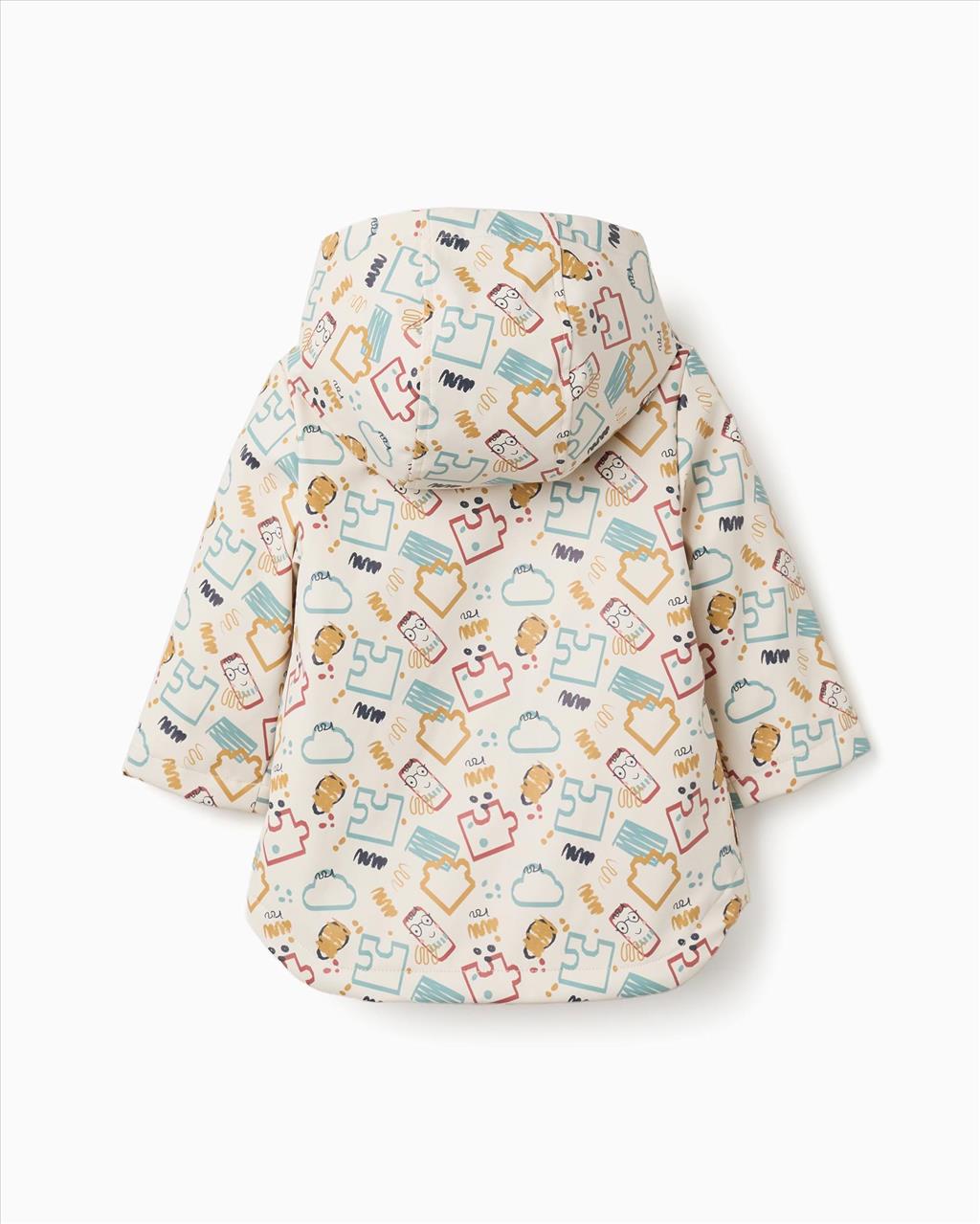 ΜΠΟΥΦΑΝ HOODIES IVORY BABY BOY ZIPPY S6M-3Y - Image 2