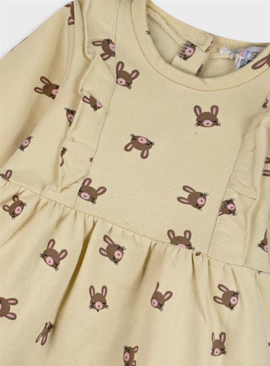 ΦΟΡΕΜΑ ΜΕ ΒΟΛΑΝ COTTON BEIGE BABY GIRL ENERGIERS S3M-18M - Image 3
