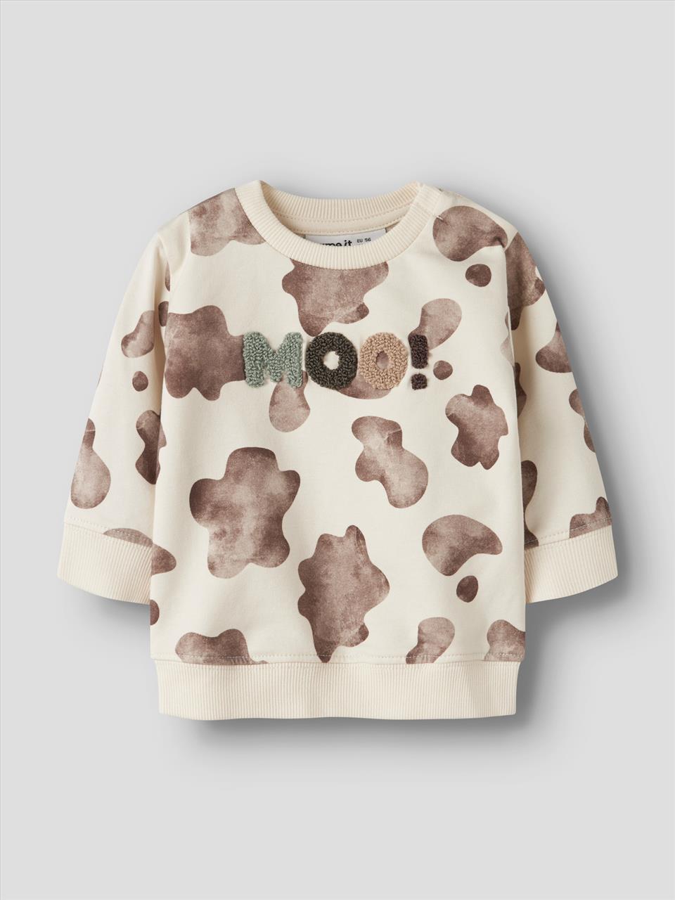 ΜΠΛΟΥΖΑ ΦΟΥΤΕΡ COTTON BEIGE BABY BOY NAME IT S1M-18M - Image 2