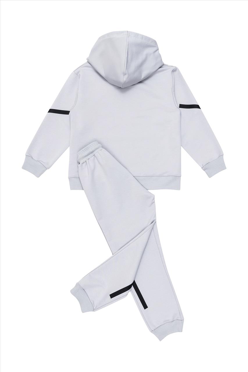 ΣΕΤ ΦΟΥΤΕΡ HOODIES GREY BOY SPRINT S7-16 - Image 2
