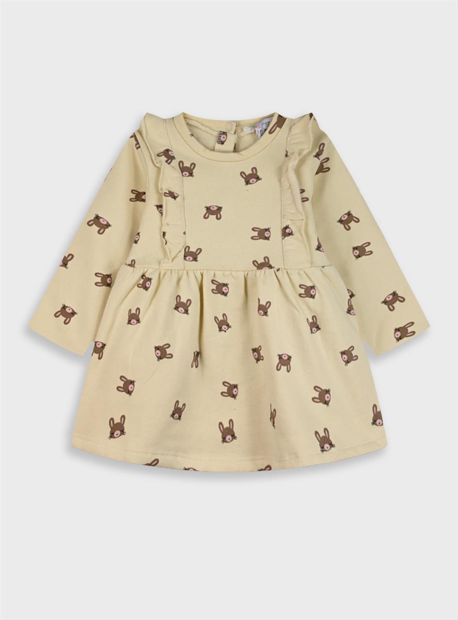 ΦΟΡΕΜΑ ΜΕ ΒΟΛΑΝ COTTON BEIGE BABY GIRL ENERGIERS S3M-18M