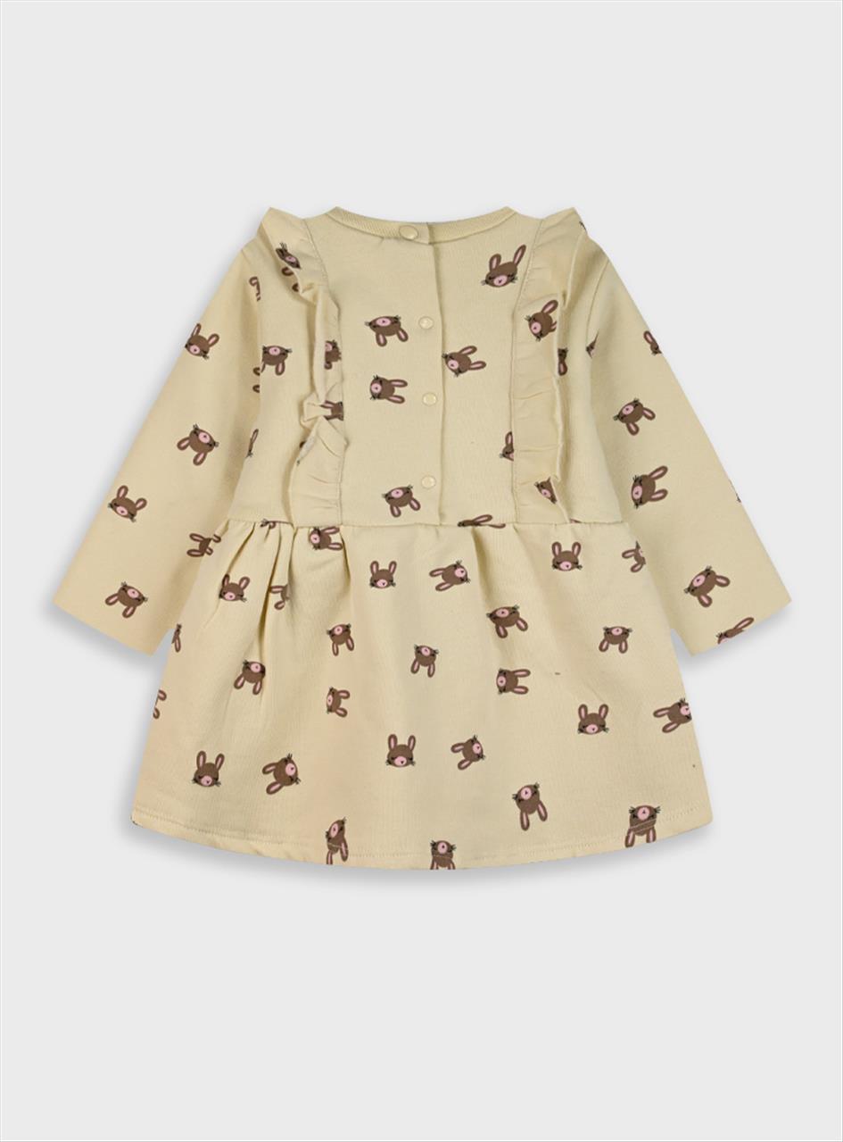 ΦΟΡΕΜΑ ΜΕ ΒΟΛΑΝ COTTON BEIGE BABY GIRL ENERGIERS S3M-18M - Image 2