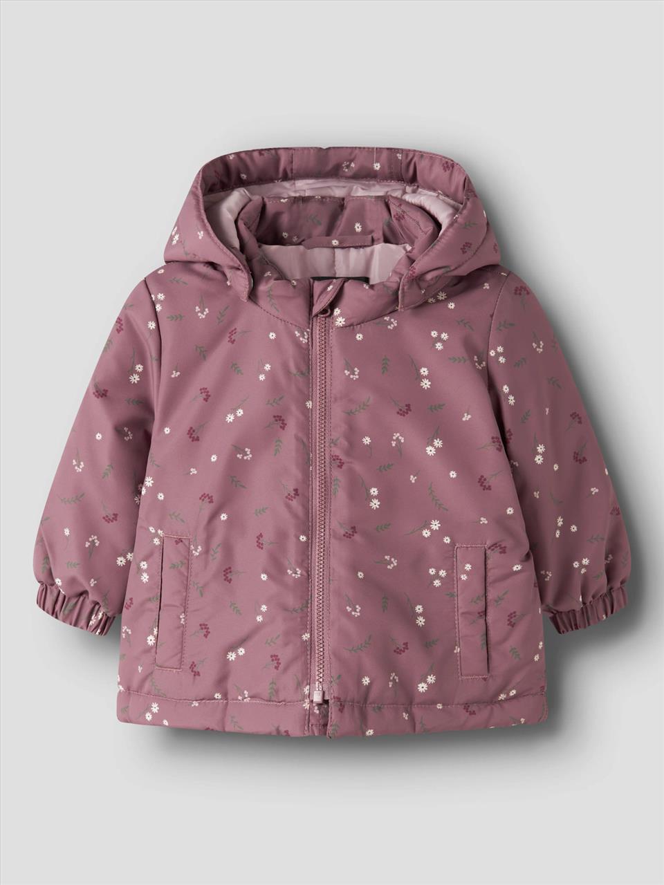ΜΠΟΥΦΑΝ HOODIES OLD PINK BABY GIRL NAME IT S4M-18M
