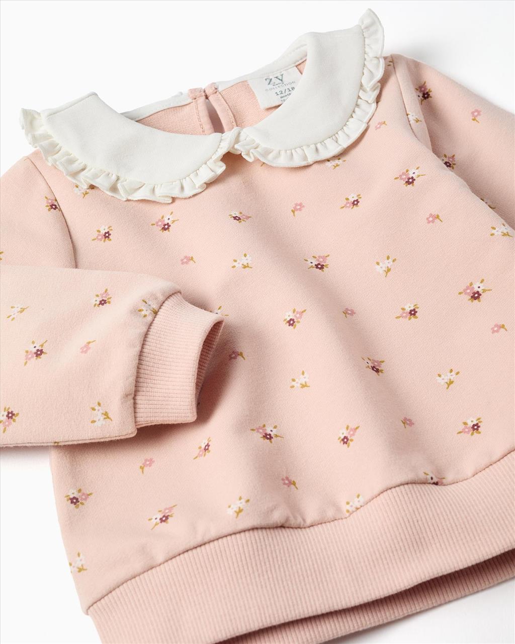 ΣΕΤ ΜΠΛΟΥΖΑ ΠΑΝΤΕΛΟΝΙ PINK BABY GIRL ZIPPY S6M-3Y - Image 3