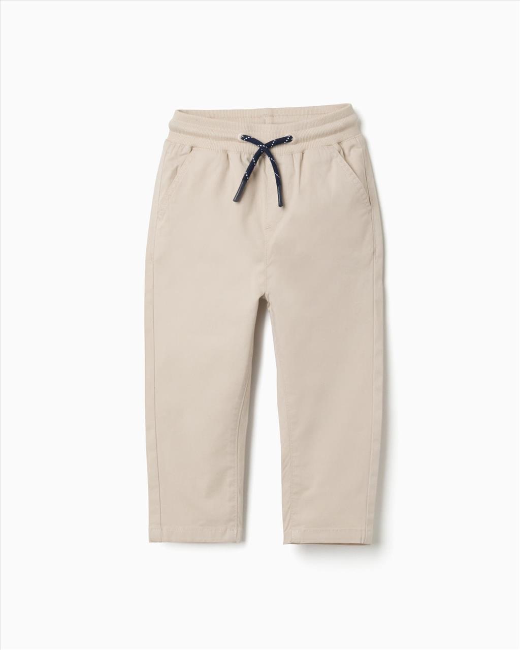 ΠΑΝΤΕΛΟΝΙ ΜΕ ΛΑΣΤΙΧΟ BEIGE BABY BOY ZIPPY S6M-3Y