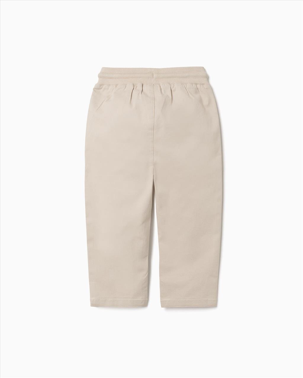 ΠΑΝΤΕΛΟΝΙ ΜΕ ΛΑΣΤΙΧΟ BEIGE BABY BOY ZIPPY S6M-3Y - Image 2