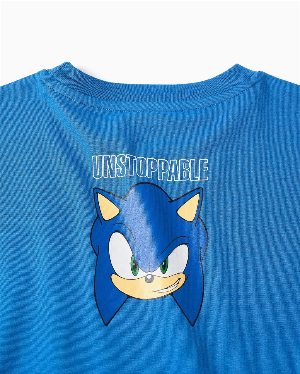 TSHIRT M/M *SONIC* BLUE BOY ZIPPY S3-12 - Image 3