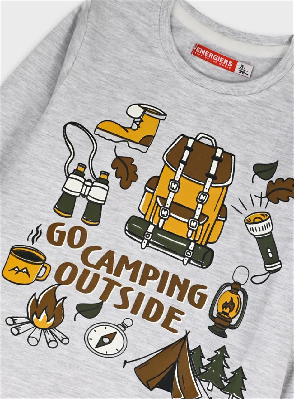 TSHIRT M/M COTTON GREY BOY ENERGIERS S12M-7Y - Image 3