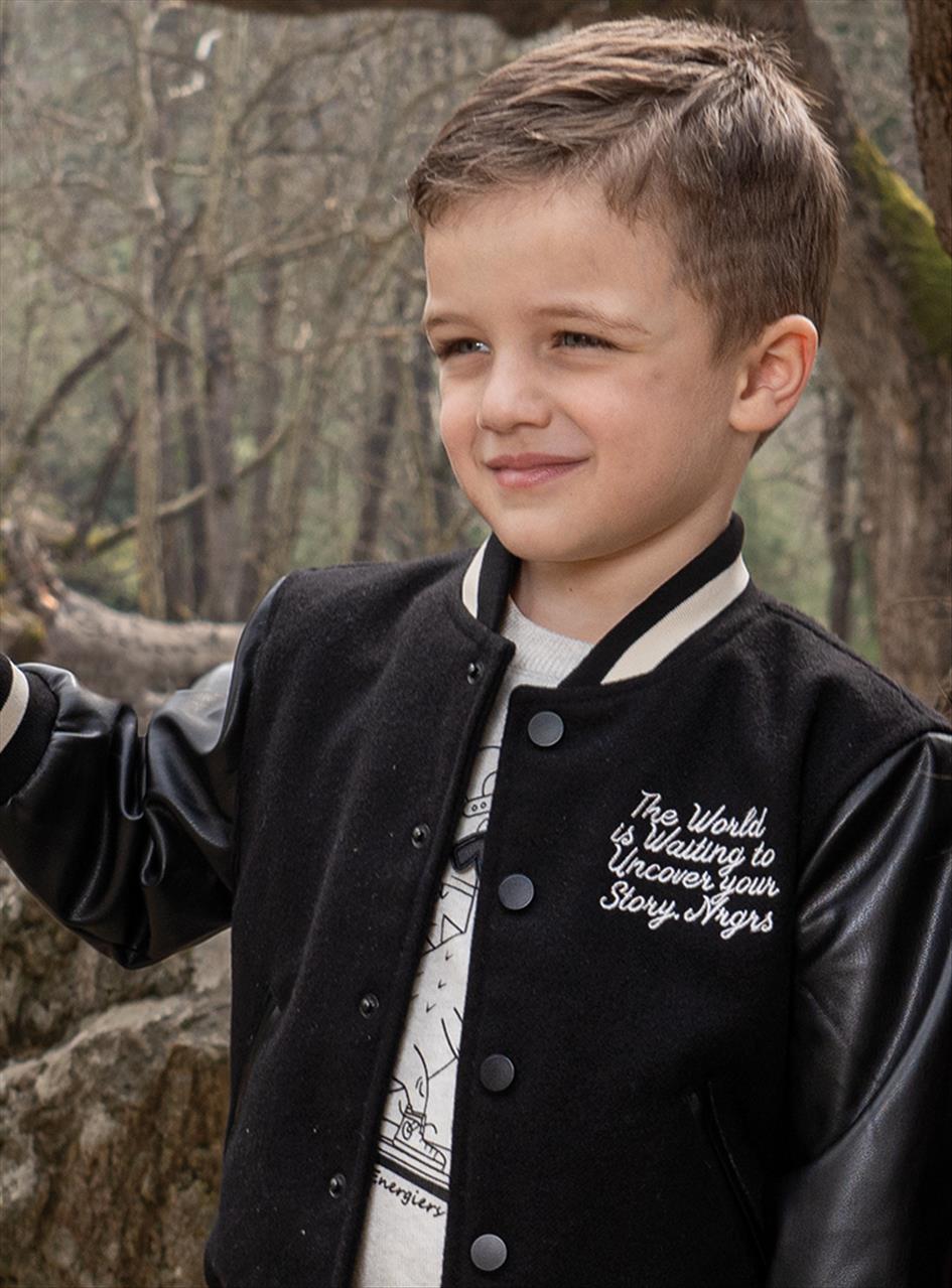 JACKET COLLEGE STYLE BLACK BOY ENERGIERS S2-7 - Image 3