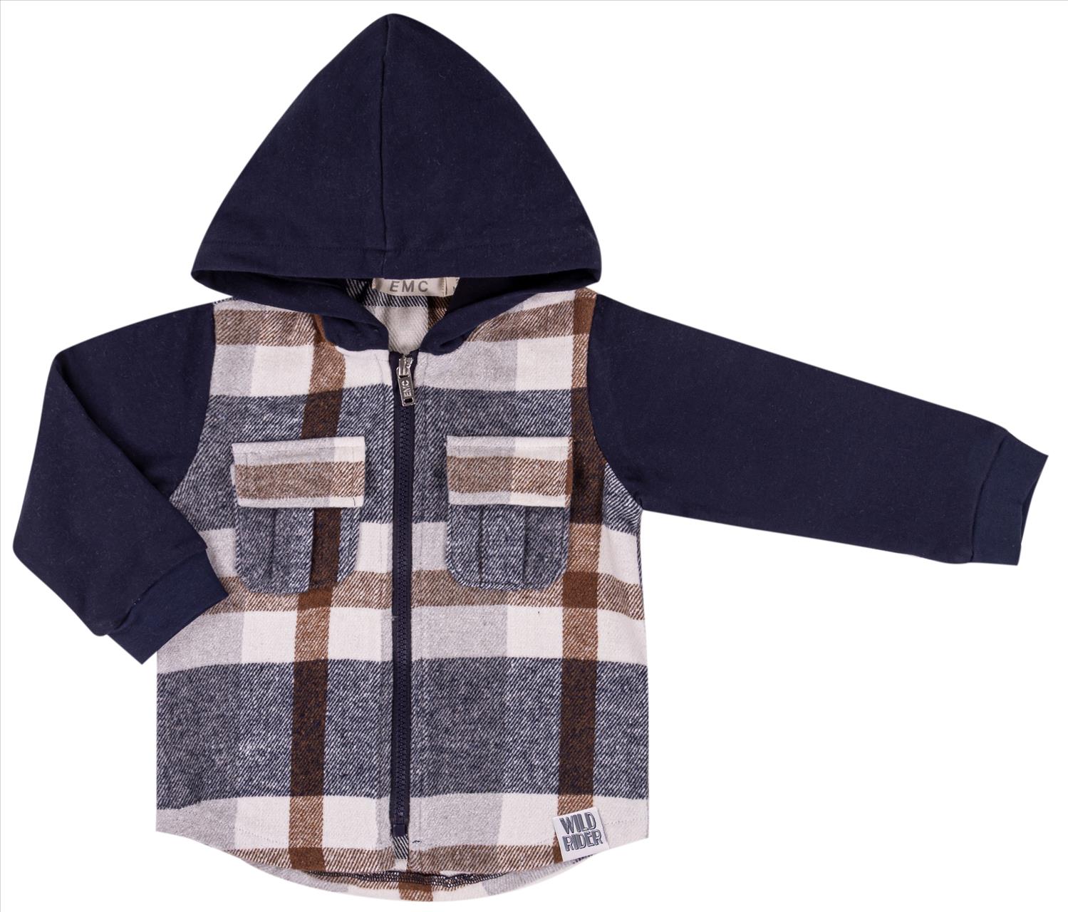 ΖΑΚΕΤΑ ZIP HOODIES BLUE BOY E.M.C S3-8