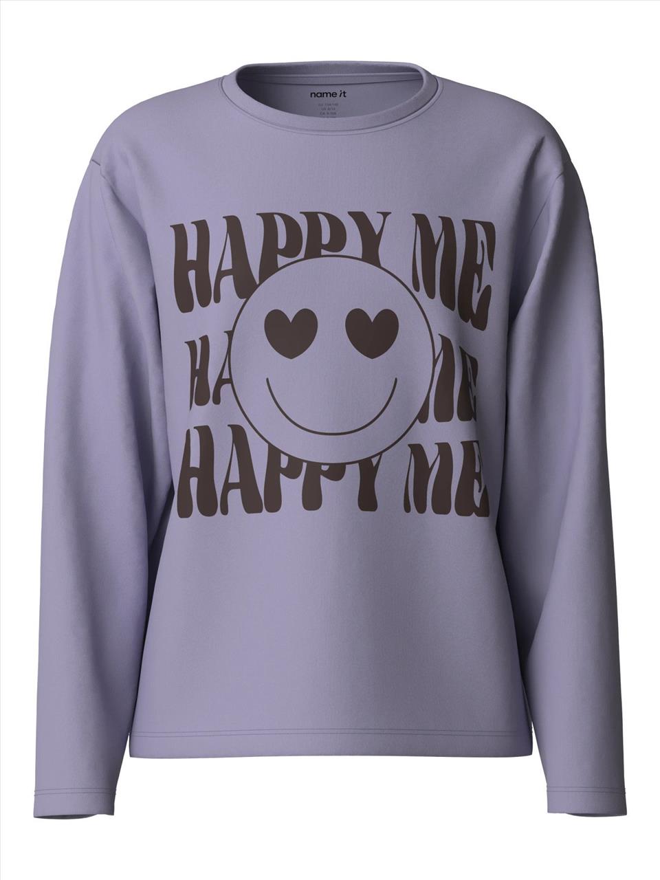 T-SHIRT M/M EMOJI LILA BY NAME IT