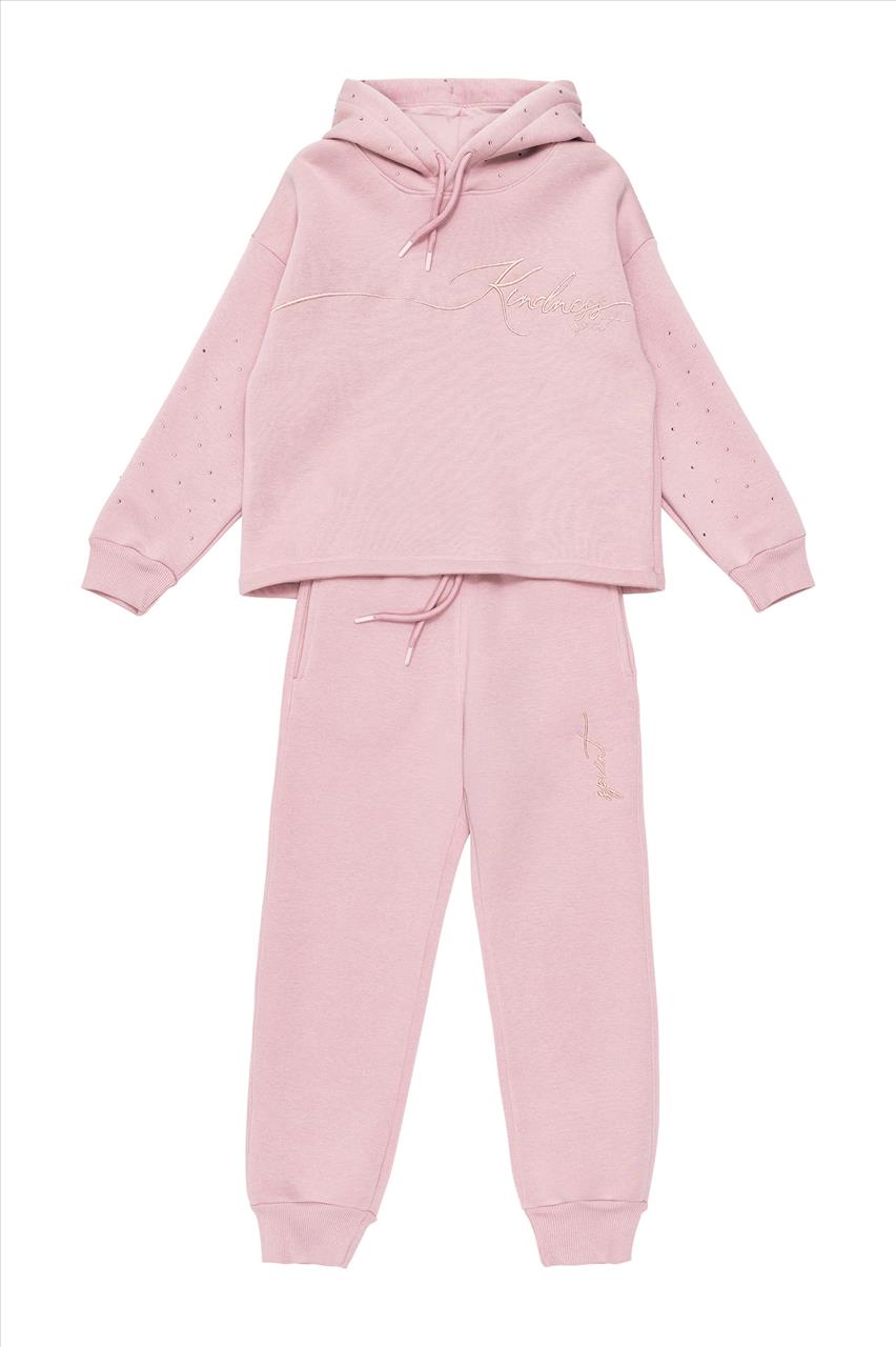 ΣΕΤ ΦΟΥΤΕΡ HOODIES PINK GIRL SPRINT S7-14