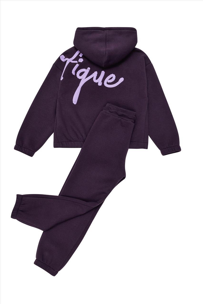 ΣΕΤ ΦΟΥΤΕΡ HOODIES PURPLE GIRL SPRINT S7-14 - Image 2