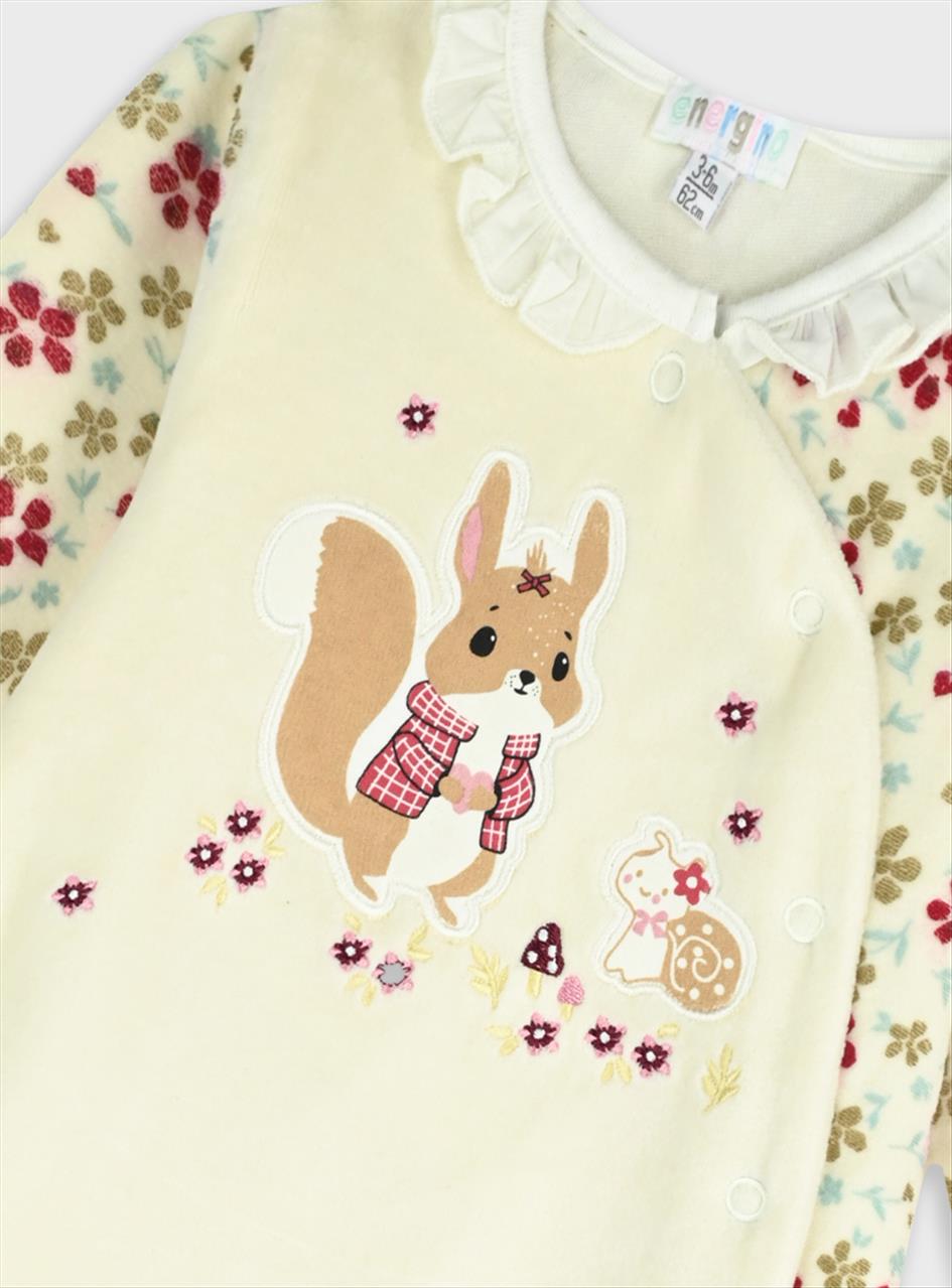 ΦΟΡΜΑΚΙ COTTON WHITE BABY GIRL ENERGIERS S0M-12M - Image 3