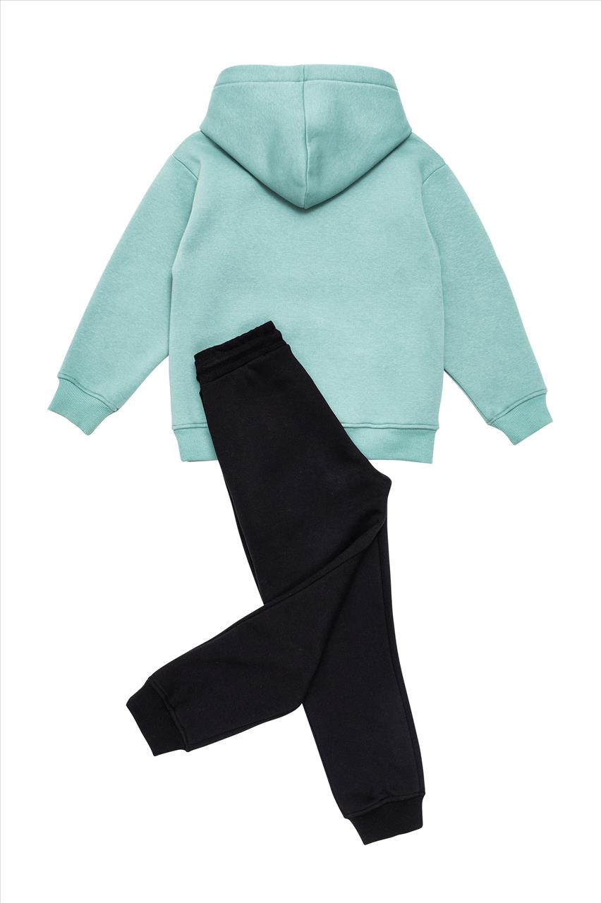 ΣΕΤ ΦΟΥΤΕΡ HOODIES COTTON GREEN BOY SPRINT S7-14 - Image 2