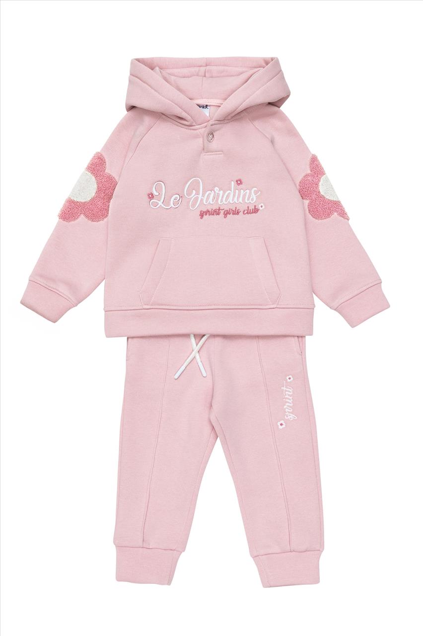 ΣΕΤ ΦΟΥΤΕΡ HOODIES PINK GIRL SPRINT S2-6