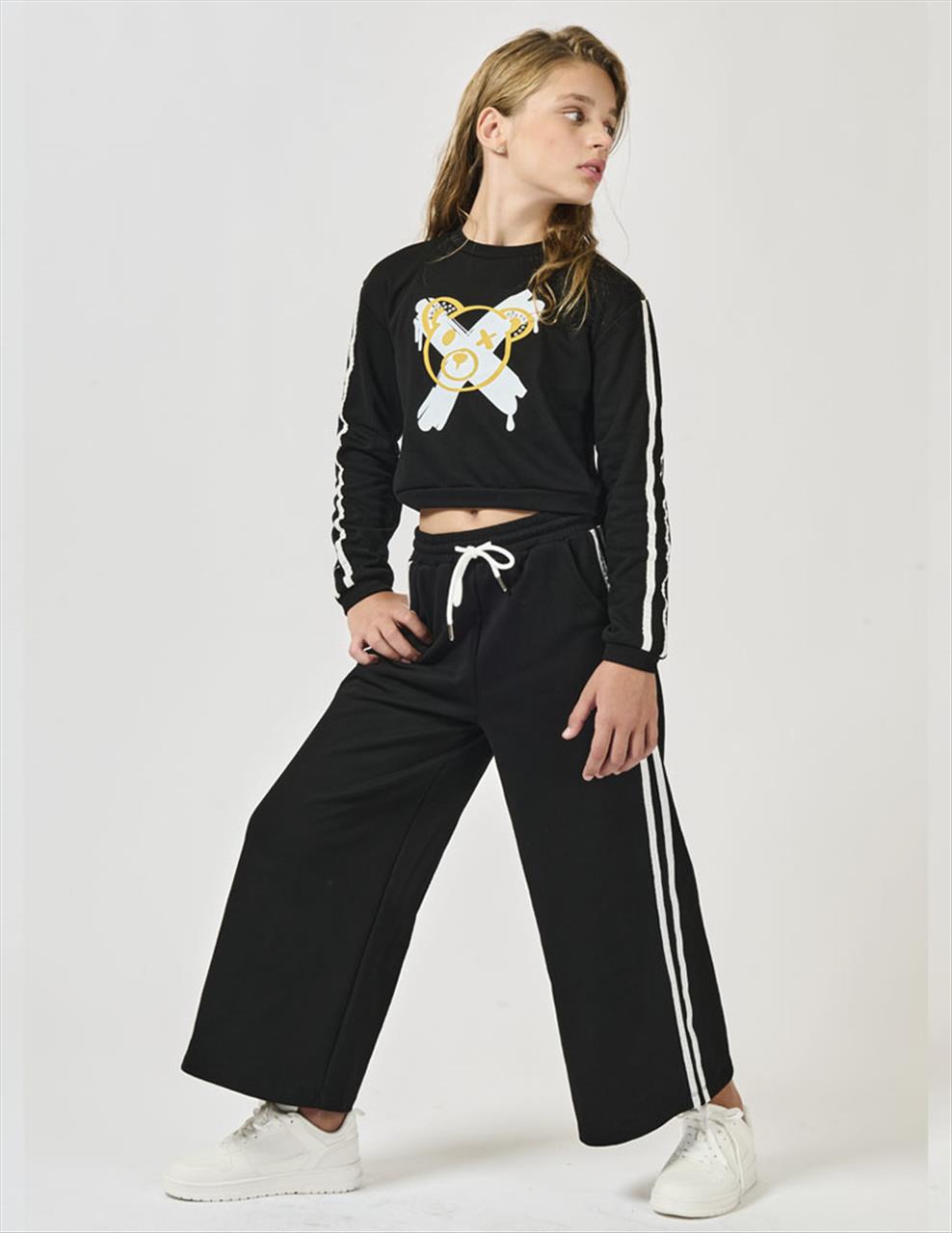 JOGGER PANTS ΜΕ ΡΙΓΑ