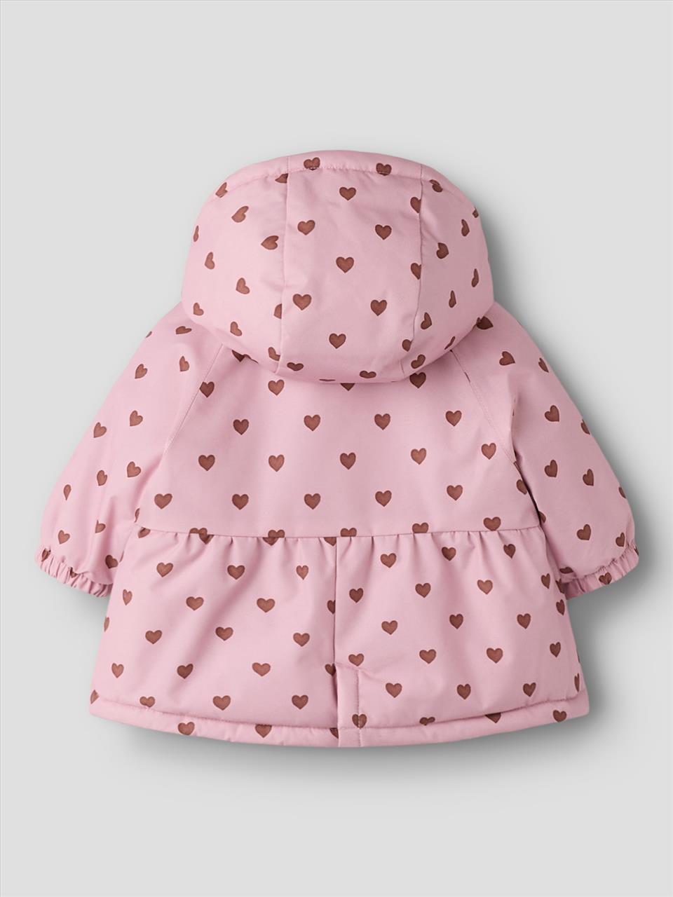 ΜΠΟΥΦΑΝ HOODIES PINK BABY GIRL NAME IT S1M-18M - Image 2