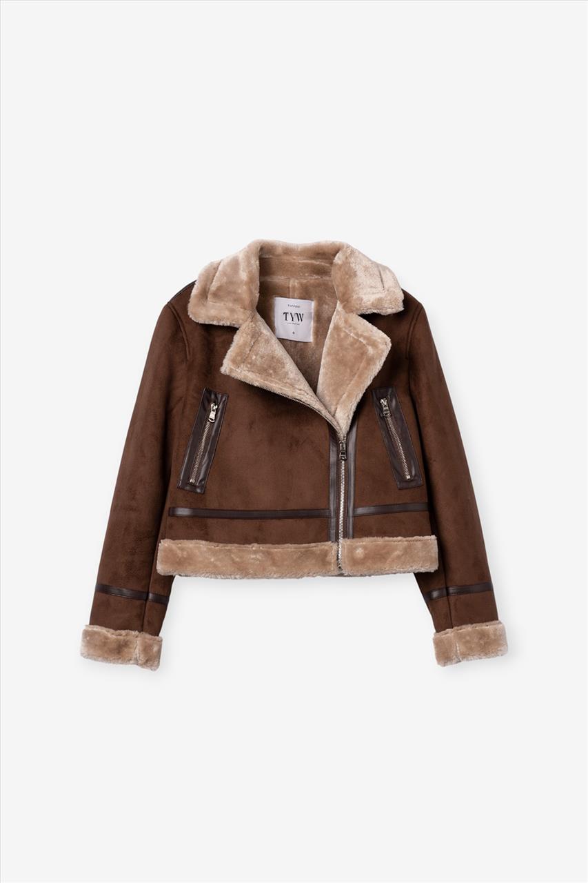 JACKET BROWN GIRL TIFFOSI S14-18