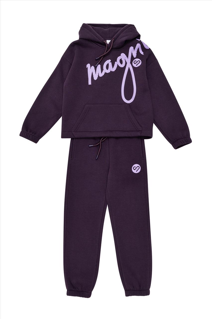 ΣΕΤ ΦΟΥΤΕΡ HOODIES PURPLE GIRL SPRINT S7-14