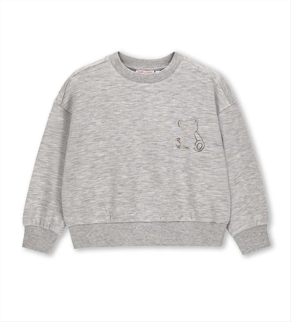 ΜΠΛΟΥΖΑ Μ/Μ COTTON GREY GIRL ORIGINAL MARINES S5-14