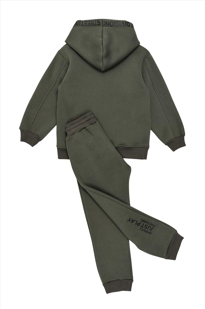 ΣΕΤ ΦΟΥΤΕΡ HOODIES COTTON CHAKI BOY SPRINT S7-14 - Image 2