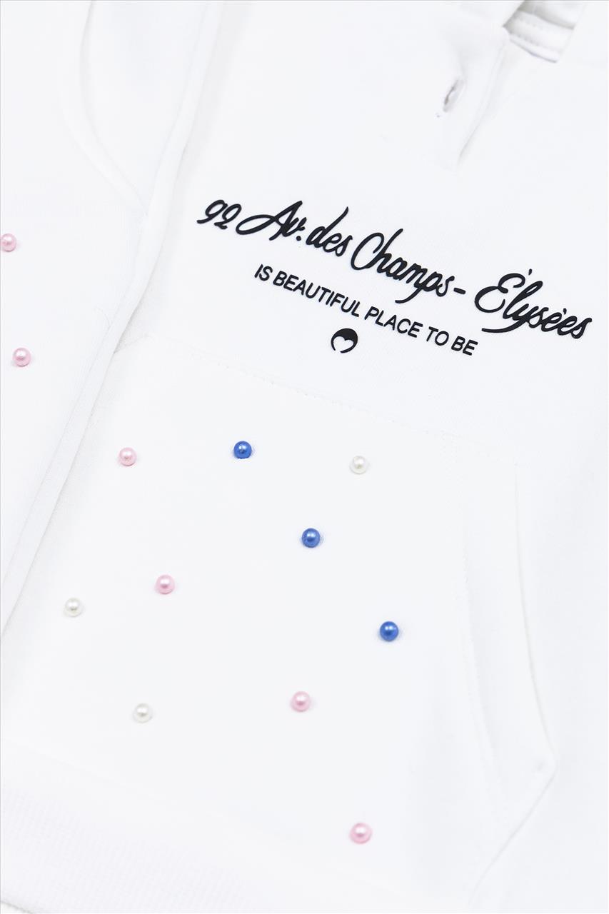 ΣΕΤ ΦΟΥΤΕΡ HOODIES WHITE GIRL SPRINT S2-6 - Image 3