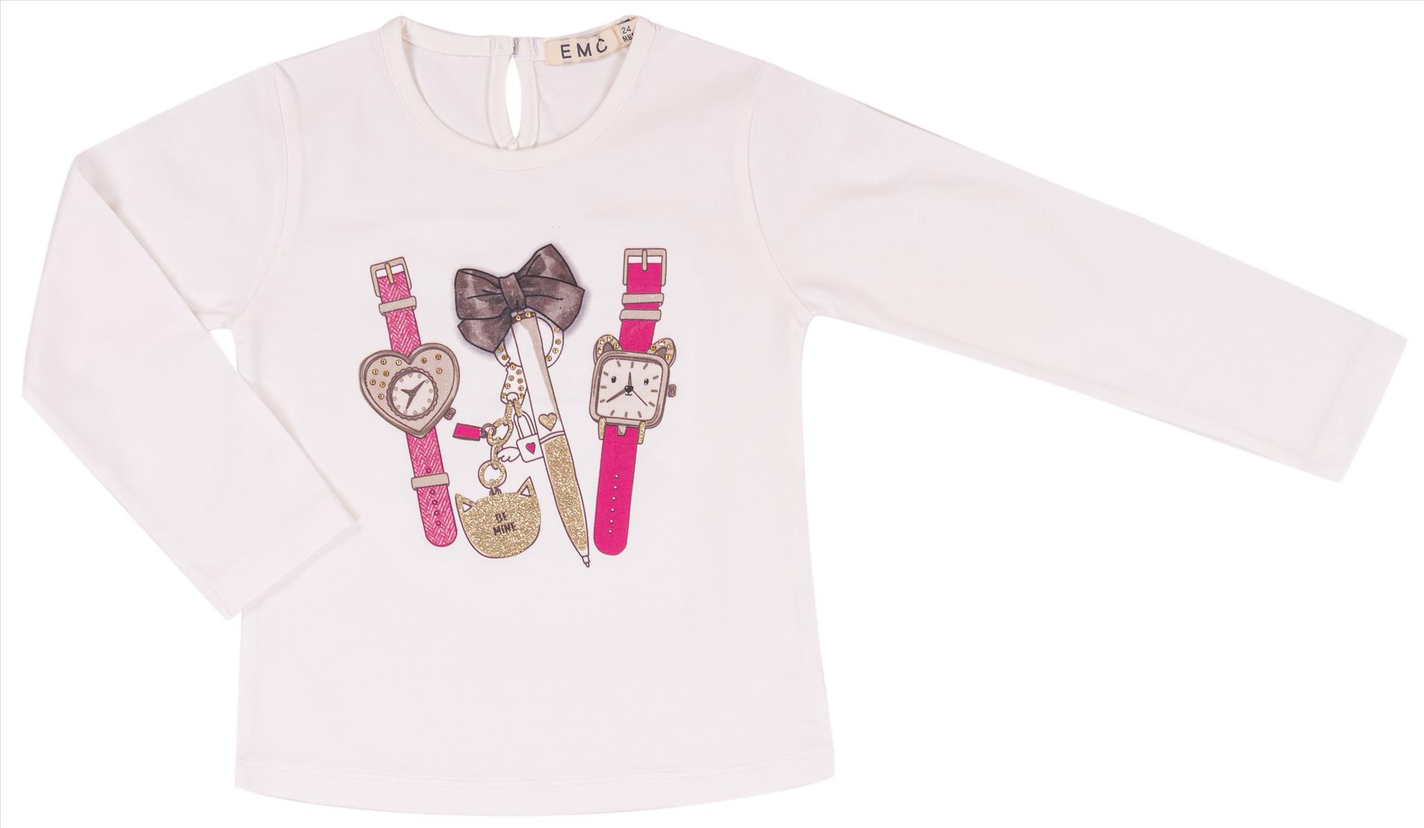 TSHIRT M/M WHITE GIRL E.M.C S3-8