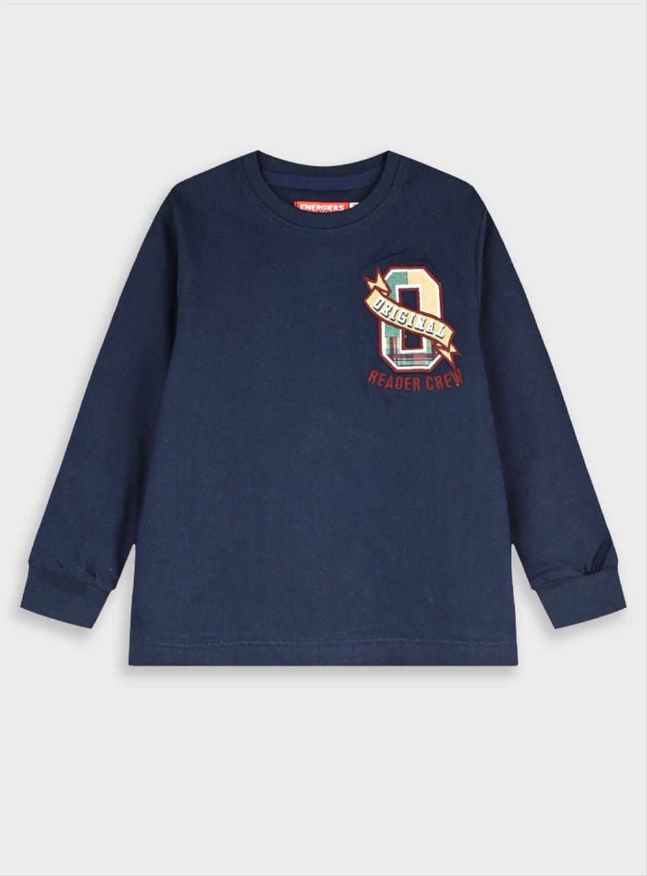 TSHIRT M/M COTTON BLUE BOY ENERGIERS S2-8