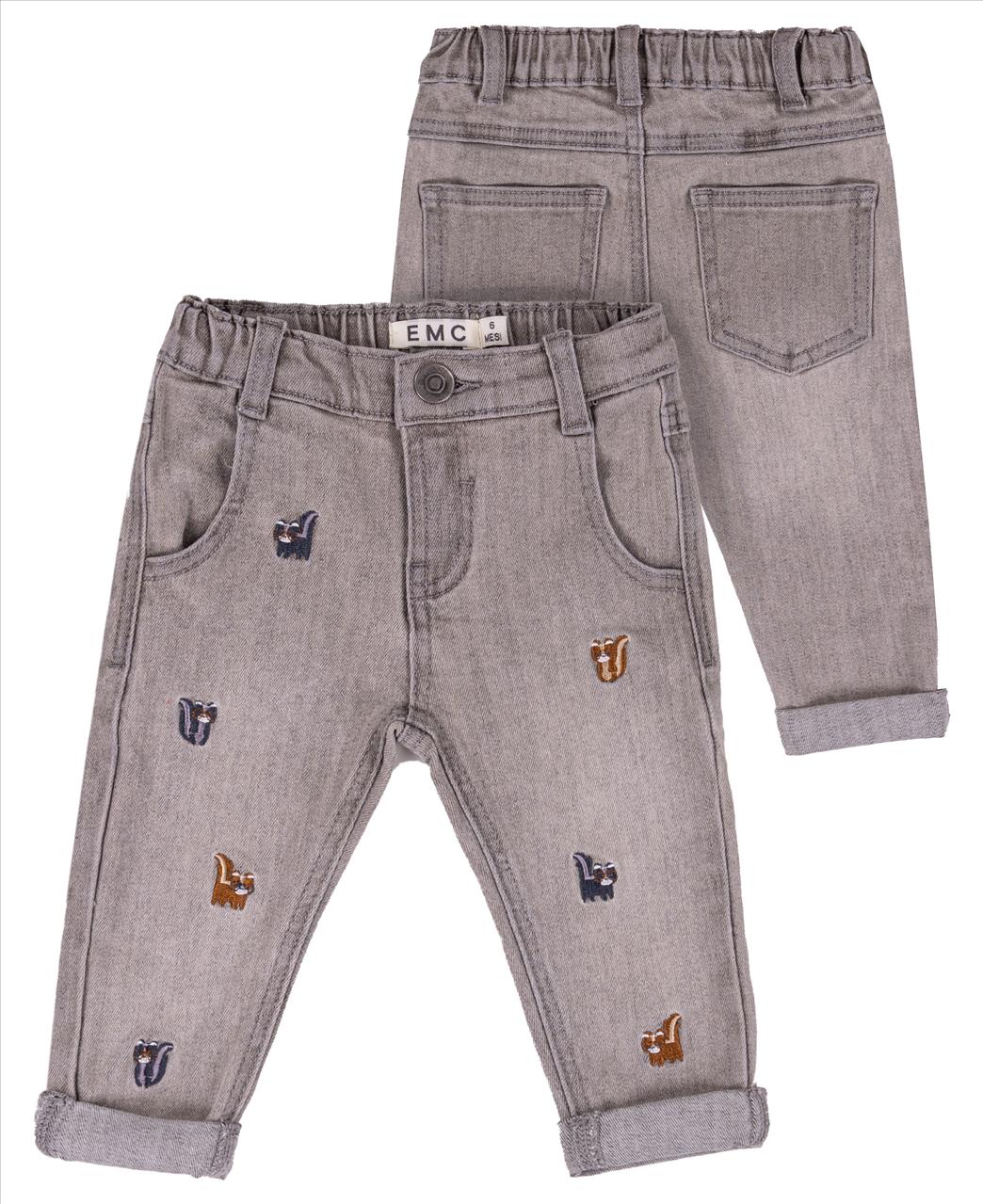 ΠΑΝΤΕΛΟΝΙ DENIM GREY BABY BOY E.M.C S6M-2Y