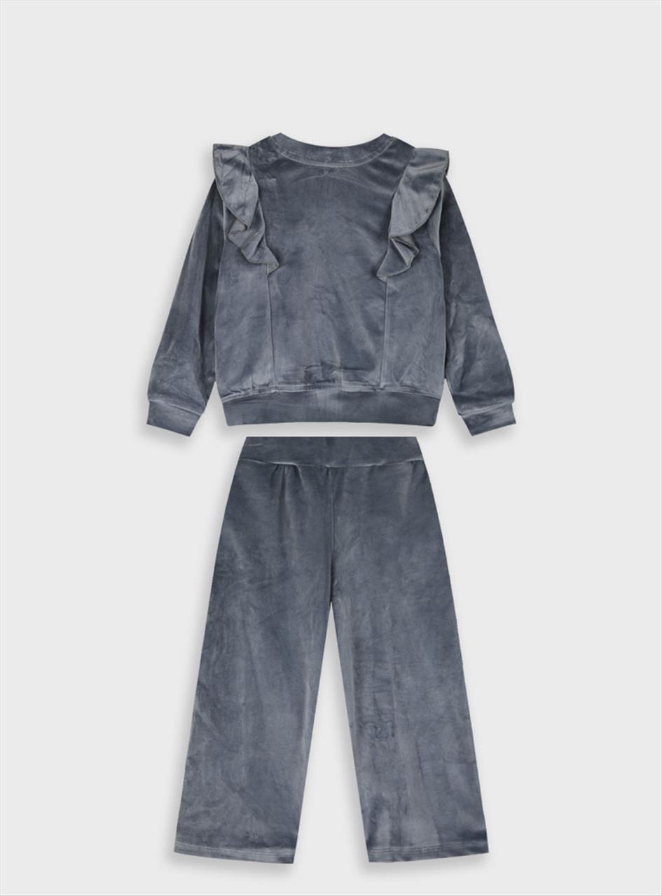 ΣΕΤ ΜΠΛΟΥΖΑ-ΠΑΝΤΕΛΟΝΑ VELOUR GREY GIRL ENERGIERS S2-12 - Image 2